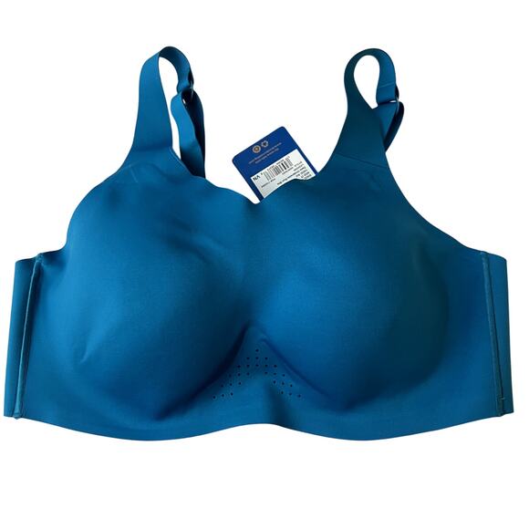 Brooks Dare Underwire Run Bra Sports Lagoon Blue size 36DD NEW - Picture 1 of 6